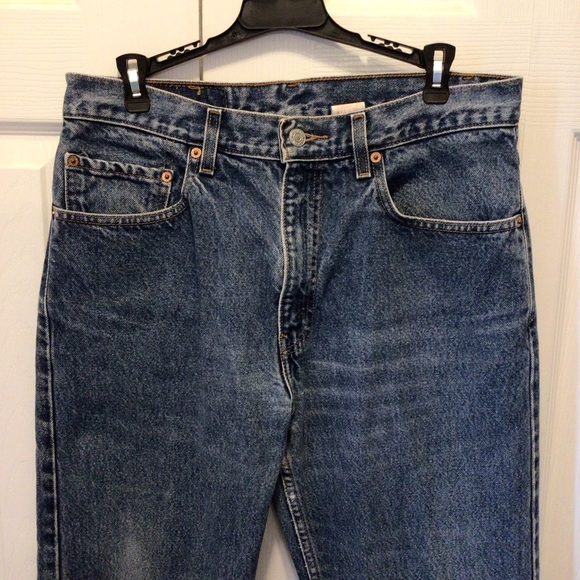 Levi’s Mens 505 Regular Fit Medium Wash Straight Leg Jeans Size 33x30 (J11) - Picture 2 of 7